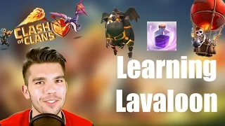 CLASH OF CLANS: Learning Lavaloon ✭ Let's Play Clash of Clans [Deutsch/German HD]