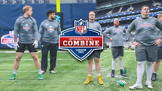 OUR PLAYERS AT THE NFL INTERNATIONAL COMBINE