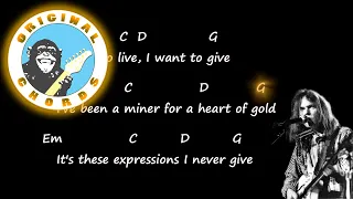 Neil Young - Heart of Gold - Chords & Lyrics