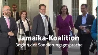 Jamaika-Koalition: Beginn der Sondierungsgespräche