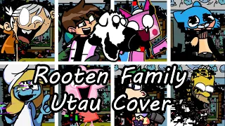 Rooten Family but Every Turn a Different Character Sings it (FNF Rooten Family) - [UTAU Cover]