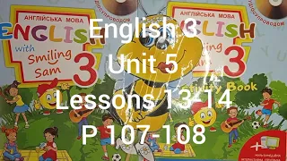 Карпюк 3 клас НУШ англійська мова відеоурок Тема 5 урок 13-14 сторінка 107-108 + робочий зошит