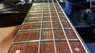 Levelling, Crowning and Dressing the Frets of a Worn PRS Guitar Fretboard