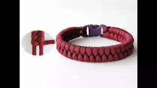How to Make an Easy Single Working Strand Fishtail Paracord Survival Bracelet