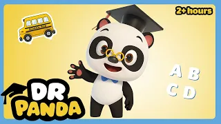 Dr. Panda 🚌🏫 BEST Back to School Learning Moments! (2+ hours)