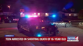 Teen arrested in shooting death of 16-year-old