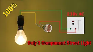 how to make 230v street light without relay
