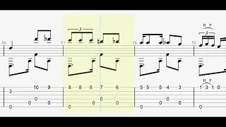 Georges Bizet: Habanera from Carmen with full tablature/sheet music for solo fingerstyle guitar