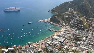 USA Santa Catalina Island   Avalon, California   Drone   4K UHD2160p