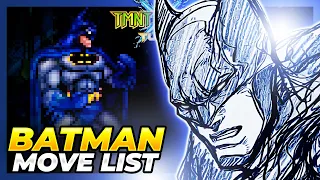 BATMAN MOVE LIST - TMNT x Justice League Turbo (TMNTXJL)