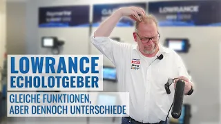 Lowrance Echolotgeber - gleiche Funktionen, aber dennoch Unterschiede | Echolotzentrum.de