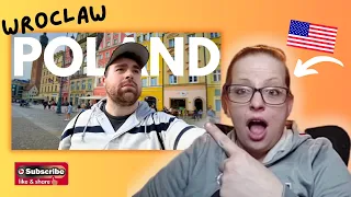 American Reacts to Wroclaw POLAND