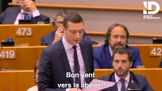 Jordan Bardella sur le Brexit : amis britanniques, bon vent vers la liberté !