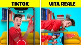 TIK TOK VS VITA REALE CHALLENGE! || Divertenti Sfide di TikTok su Cap e Kazu