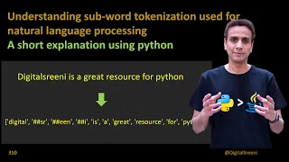 310 - Understanding sub word tokenization used for NLP