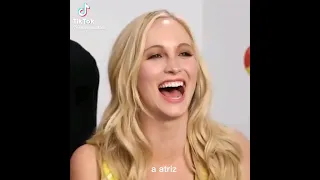 The actress and she acting [Candice King]