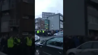 Millwall Vs Everton fans in Surrey Quays (2)