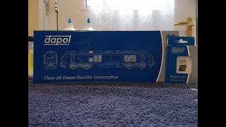 Unboxing of Dapol Class 68 in DRS Compass Livery and dapol 21 pin 6 function imperium decoder