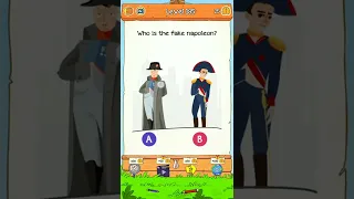 Braindom 2 Level 185 || who is the fake Napoleon.