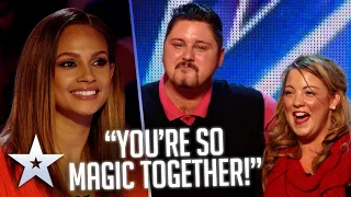 Cute couple Kieran & Sarah prove that loves changes everything! | Series 8 | Audition | BGT Series 8