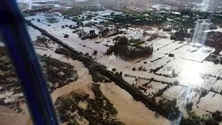 Aerial images of Sardinia after fatal cyclone Cleopatra