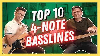 Top 10 Best 4-Note Basslines Of All Time (With Jaz Moss)