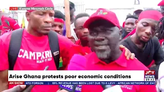 Arise Ghana Demo: I am greying due to the current hardship in the country - Protestor