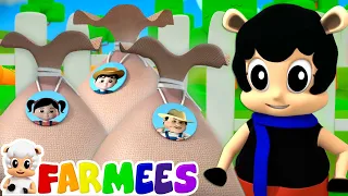 Baa Baa Black Sheep | Preschool Nursery Rhymes Collection & Baby Songs | Farmees