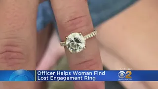 Officer Helps Woman Find Lost Engagement Ring