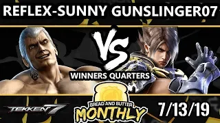 BnB 14 Tekken 7 - gunslinger07 (Lars) Vs. Reflex-Sunny (Bryan) - T7 Winners Quarters