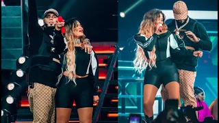 KAROL G & ANUEL AA cantan JUNTOS en Miami: Secreto, Culpables | Emmanuel World Tour 2019.