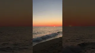 Sunset over Herring Cove Beach in Provincetown Massachusetts