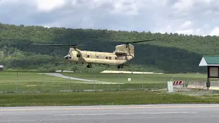 CH-47 Chinook parachute jump