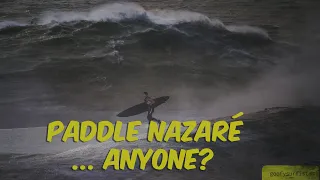 Paddle Surfing in Nazaré | RAW CLIPS  (#Nazaré #Surfing) Dec 17, 2018  🇵🇹