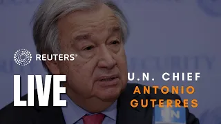 LIVE: U.N. Chief Antonio Guterres speaks on Ukraine