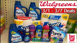 Walgreens 3/1 - 3/7 Deals | Purex Wasted 🥴 | 99¢ Purex | $2.75 Paper Products