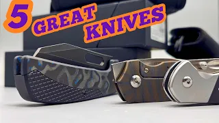 5 New Really Good EDC Knives