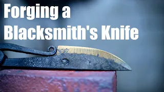 Blacksmithing : Forging a Blacksmith's Knife - The Forge