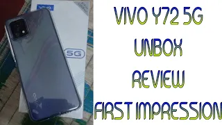 vivo y72 5G unbox, review ,and first impression