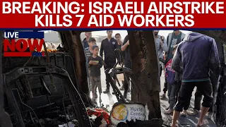 Israel-Hamas war:  Israeli airstrike kills 7 World Kitchen aid workers | LiveNOW from FOX