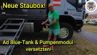 Neue Staubox - AD Blue-Anlage umbauen #72 Selbstausbau Expeditionsmobil Overlandertruck Iveco Reisen