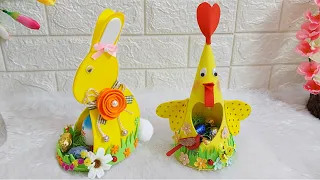 2 Easy spring/Easter gift idea made with simple materials | DIY Easter craft idea 🐰8