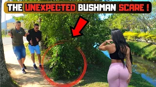 BUSHMAN PRANK👻 SEE HOW MEN REACT TO THIS FUNNY PRANK😂 SURREAL SCREAMS! THE BEST SCARES OF 2023!