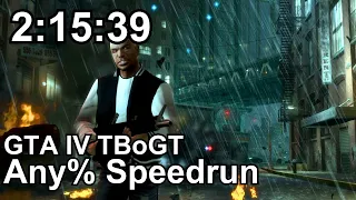 GTA IV TBoGT Speedrun - Any% - 2:15:39