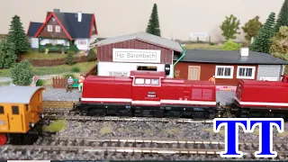 mit Diesel durch Bärenbach  -  Spur TT  -  Trainspotting