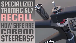 Specialized Tarmac sl7 recall | how safe are any carbon steerers | 3D animation | Bikotic