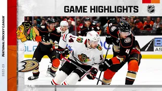 Blackhawks @ Ducks 11/12 | NHL Highlights 2022