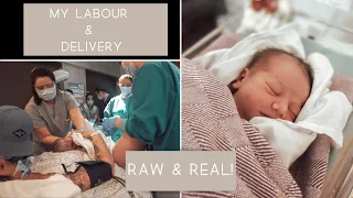 BIRTH VLOG! 👶🏻 Labour & Delivery of Our First Baby! ✨ Raw & Real ✨