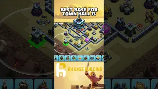 BEST Base for Town Hall 13 in Clash of Clans #clashofclans #coc #clashofclansbases