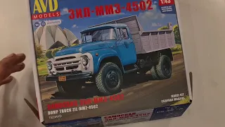 Сборная модель Зил ММЗ 4502 от Avd models. Дёшево и сердито!